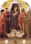 Roger Van Der Weyden Madonna with Four Saints Germany oil painting artist